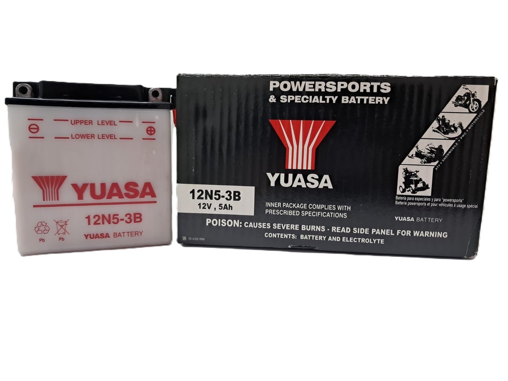 BATERIA YUASA 12N5-3B