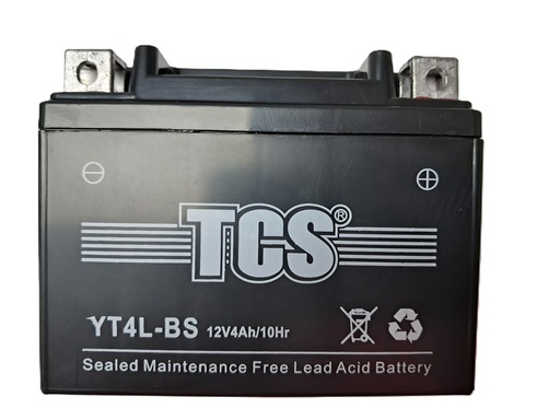 [BATERIA YTX4L-BS TCS] BATERIA YTX4L-BS TCS 113*69*89
