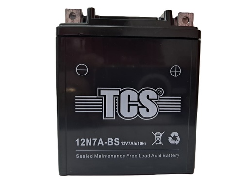 [BATERIA 12N7A-BS TCS] BATERIA 12N7A-BS TCS 113*69*132