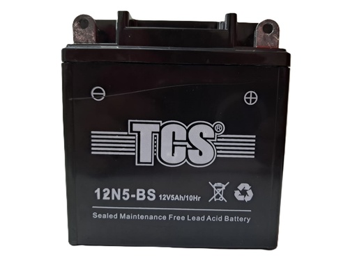 [BATERIA 12N5-BS TCS] BATERIA 12N5-BS TCS 119*60*129