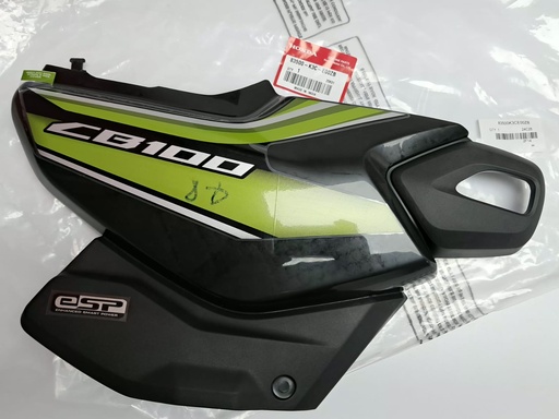 [83500-K3C-E00ZB] CUBIERTA LATERAL DERECHA NEGRO-VERDE